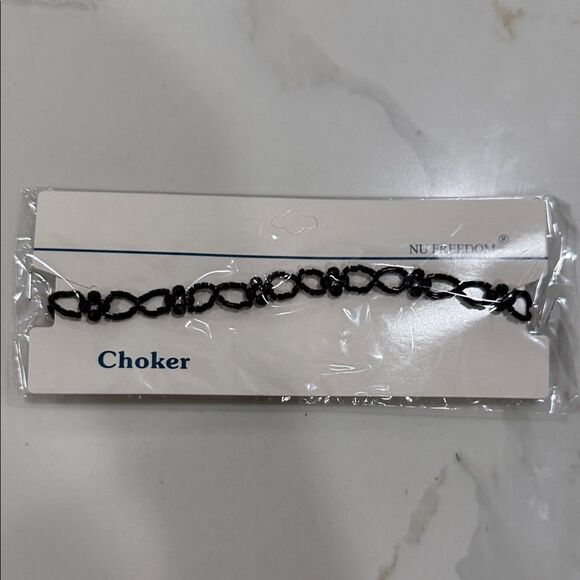 NU FREEDOM Black Choker Necklace - Picture 1 of 4